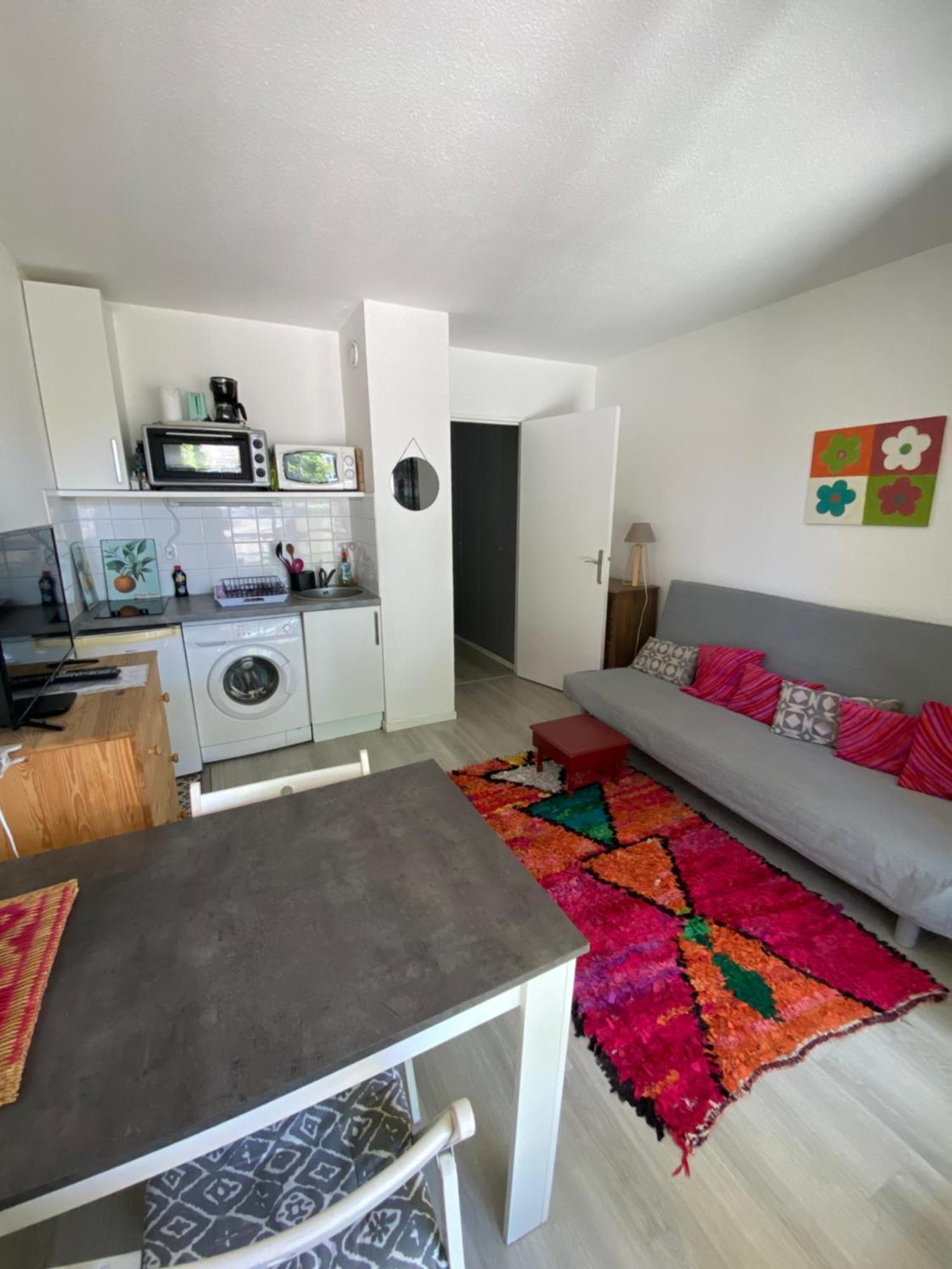 Studio-Cabine, Acces Direct Port Et Plage, Les Pieds Dans L'Eau 阿卡雄 外观 照片